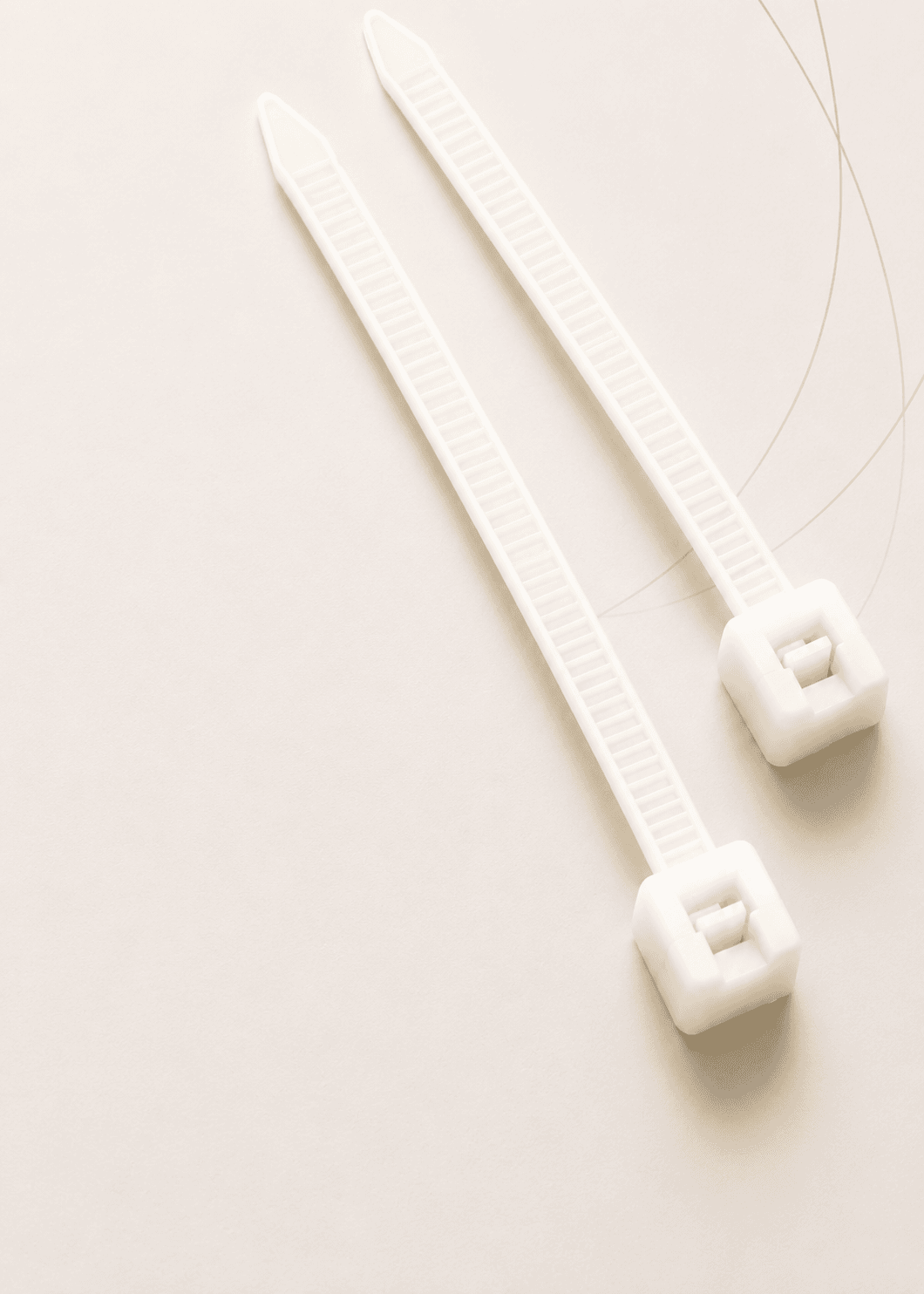 Nylon Cable Ties — Natural / White