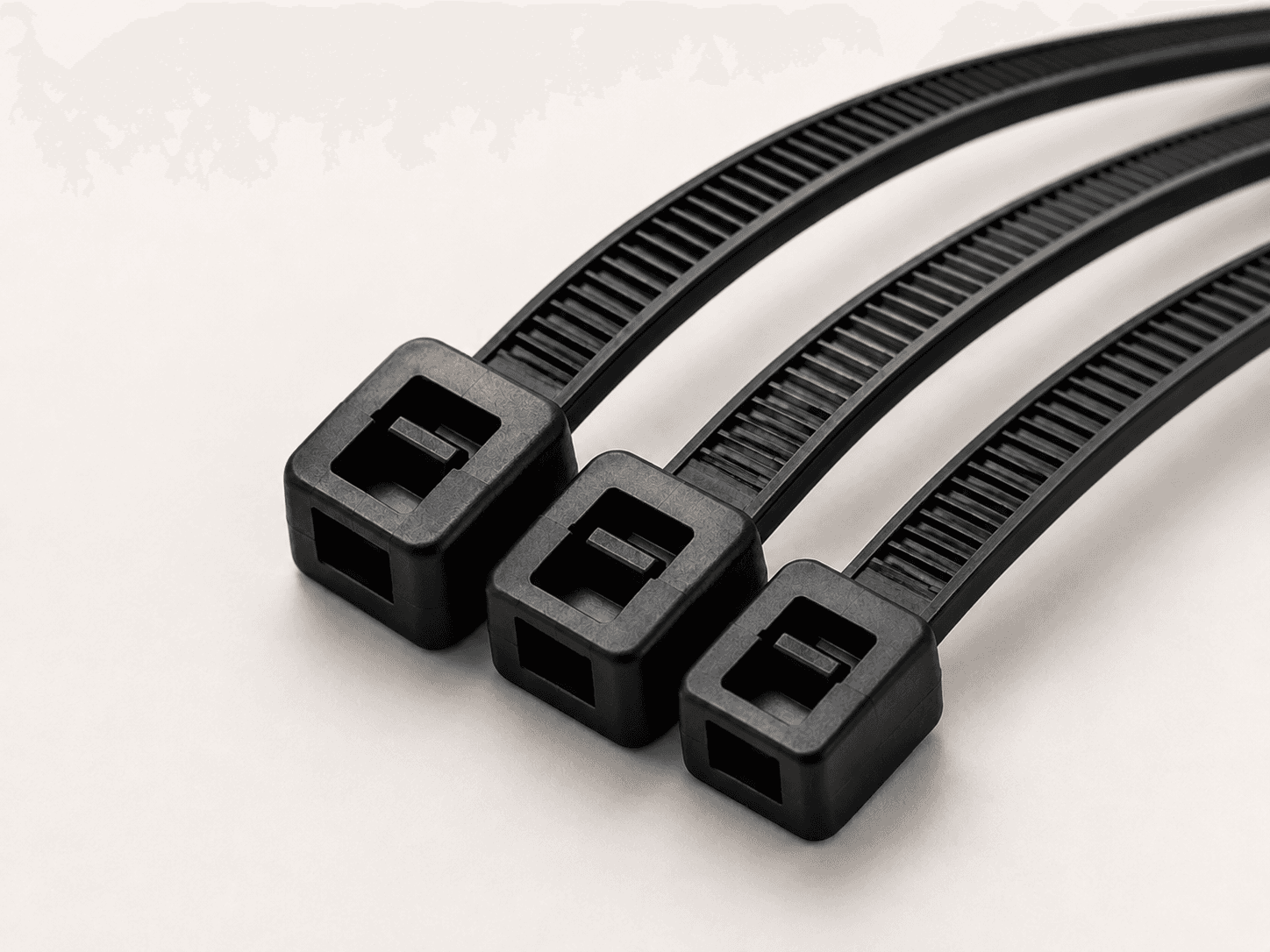 Nylon Cable Ties — Black UV-Resistant
